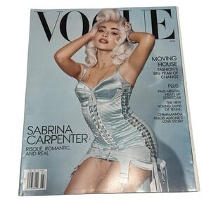 SABRINA CARPENTER USA VOGUE FASHION MAGAZINE MARCH 2025